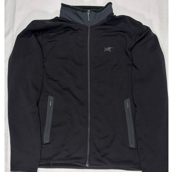 Arc'teryx Kyanite Hoody Men's L/G Black Polartec Midlayer